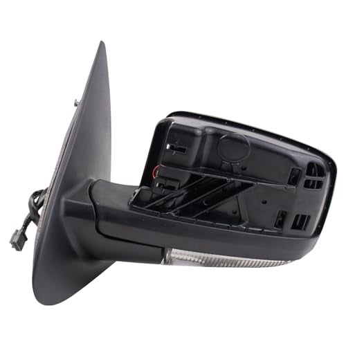 TRQ Driver Side Power Heated Folding Mirror Smooth Black Compatible with 2005-2006 Ford Expedition 2003-2006 Lincoln Navigator FO1320570 - Image 4