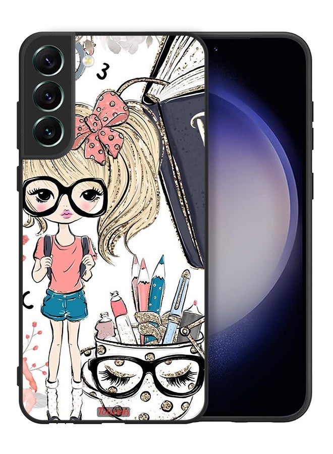 Tolwak Samsung Galaxy S21 FE 5G Protective Case Cover Unicorn Girl Art - Image 2
