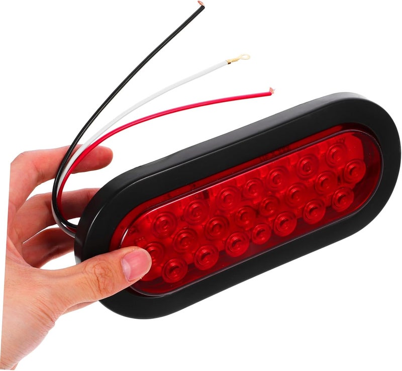 Hardness boosted processed substance 22 LED Red LED Side Marker Lights Flush Mount Tail/Brake/Turn Signal for Truck Trailer Bus 12V Automotive LED Rear Lights Multi-market varied design options - Image 4