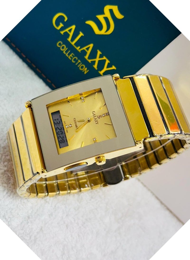 جالاكسي ساعة يد فاخرة مقاومة للماء ملونة رخيصة بشعار مخصص للرجال ساعة يد رياضية من السيراميك الحيوي من البولي كربون - Image 2