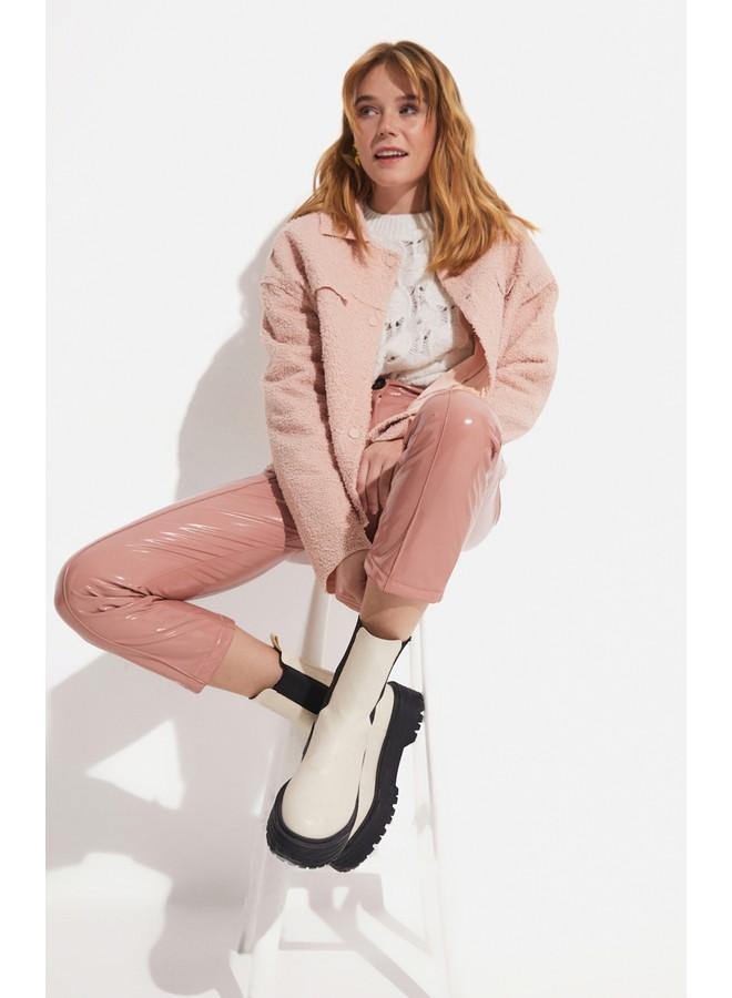 جون بنطلون جلد لامع براءة اختراع يونيو بودرة - Image 2