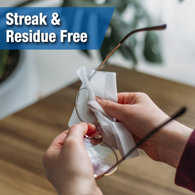 First Aid Only PhysiciansCare Pre-Moistened Anti-Fog, Anti-Static Lens Wipes for Eyeglasses, 50 Count - Image 3