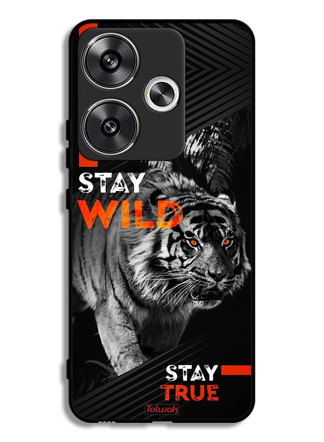 Tolwak Xiaomi Poco F6 5G Protective Case Cover Stay Wild Stay True - Image 1