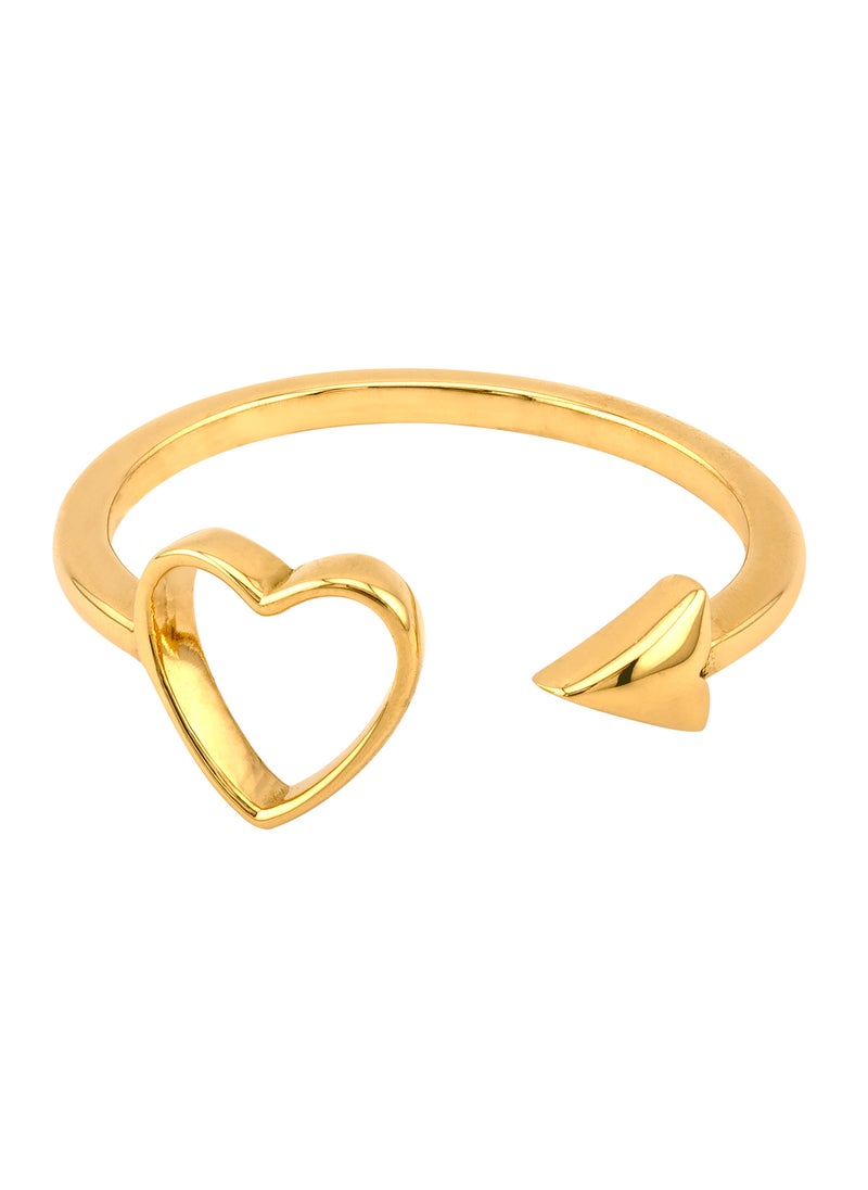 AAZ Jewellery L.L.C - Heart Arrow 18k Gold Ring - Image 1