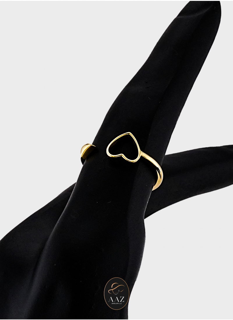 AAZ Jewellery L.L.C - Heart Arrow 18k Gold Ring - Image 1