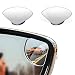 KVAEY 2 PCS Car Blind Spot Mirror Fan Shaped HD Glass Convex 360 Rotating Wide Angle Side Mirror Frameless Car Blindspot Mirror for Larger Image and Traffic Safety Fan Shaped 2 PCS - Image 2