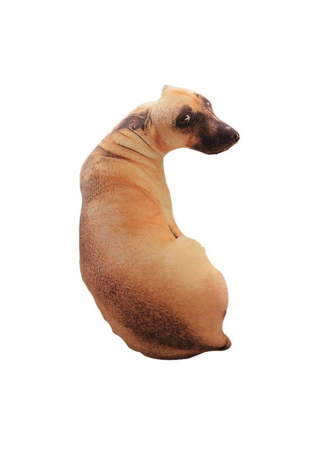 Toyvian وسادة ثلاثية الأبعاد على شكل كلب، وسادة محشوة على شكل حيوان ثلاثي الأبعاد، وسادة لعبة للأطفال، سرير وأريكة المنزل (كلب 50 سم) - Image 1