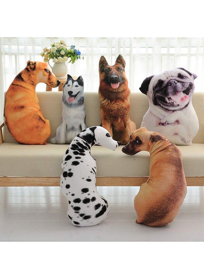 Toyvian وسادة ثلاثية الأبعاد على شكل كلب، وسادة محشوة على شكل حيوان ثلاثي الأبعاد، وسادة لعبة للأطفال، سرير وأريكة المنزل (كلب 50 سم) - Image 4