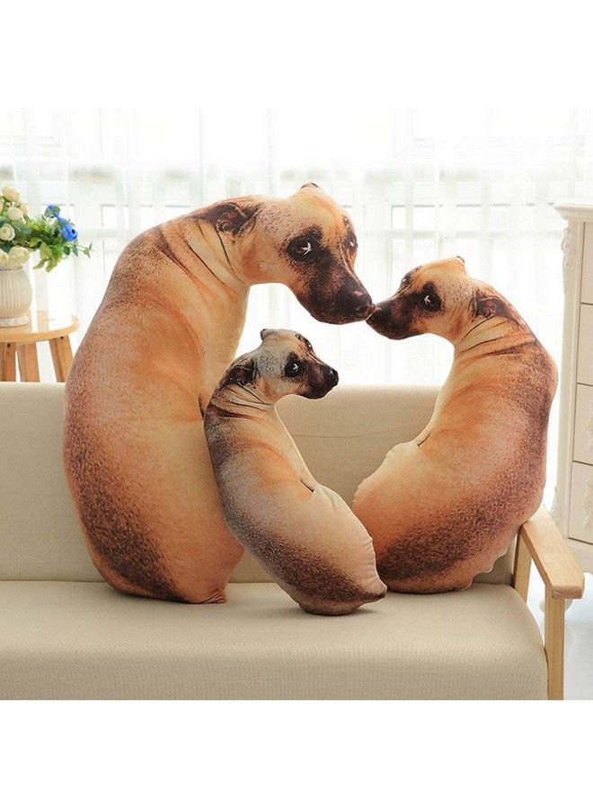 Toyvian وسادة ثلاثية الأبعاد على شكل كلب، وسادة محشوة على شكل حيوان ثلاثي الأبعاد، وسادة لعبة للأطفال، سرير وأريكة المنزل (كلب 50 سم) - Image 5