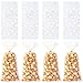 CPTBAG Spring Daisy Treat Bags 100pcs Groovy White Daisy Flower Party Cellophane Plastic Gift Goodie Cookies Candy Bags with Twist Ties Clear for Wedding Birthday Spring Hippie Daisy Flower Party Supplies - Image 5