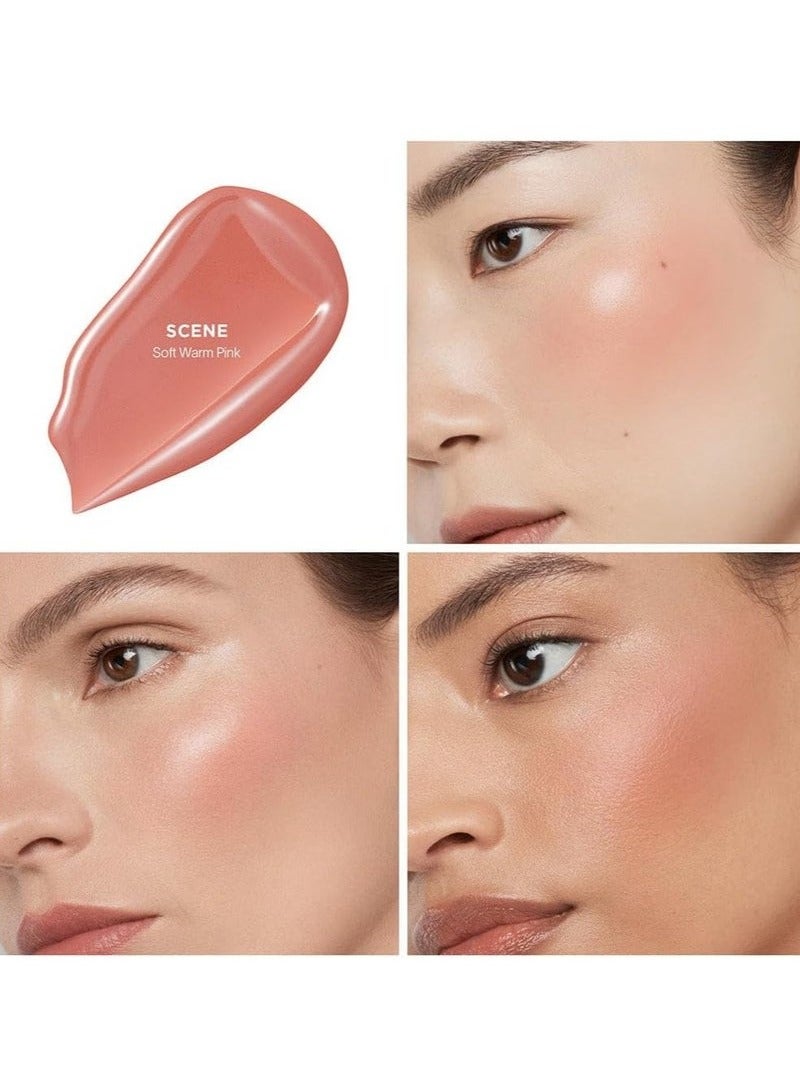 أورجلاس أحمر الخدود السائل غير الواقعي للساعة الرملية - المشهد: أحمر الخدود السائل الساحر وطويل الأمد لتوهج مشع - Image 3