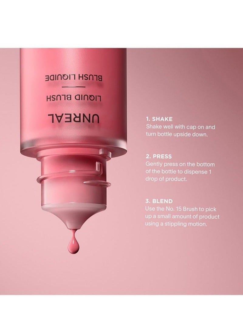 أورجلاس أحمر الخدود السائل غير الواقعي للساعة الرملية - المشهد: أحمر الخدود السائل الساحر وطويل الأمد لتوهج مشع - Image 5