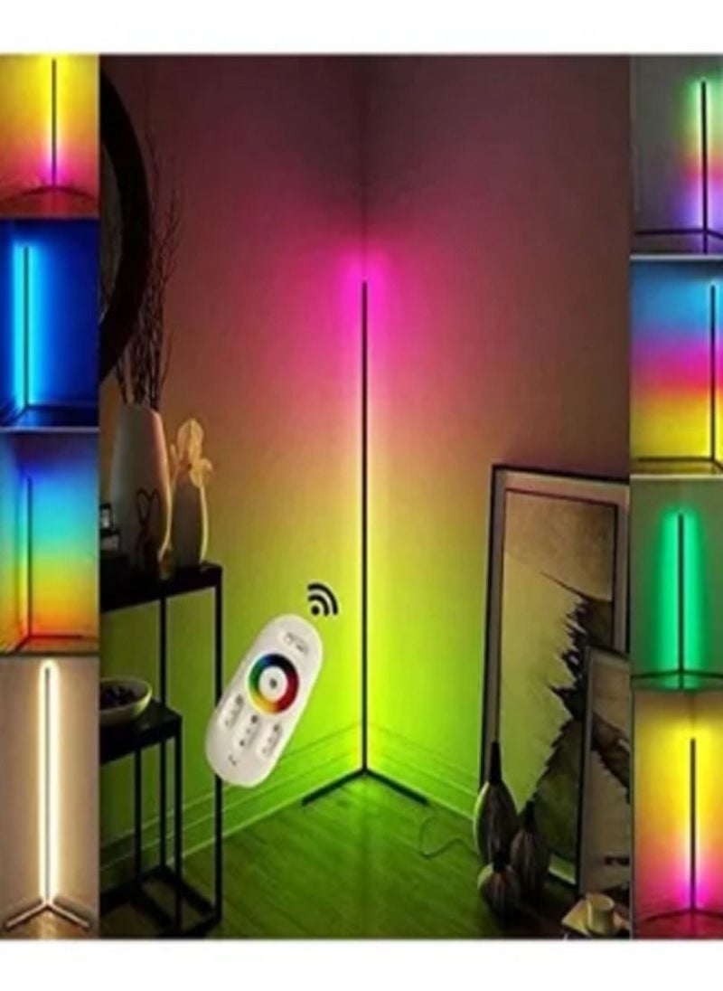 Vmax - Led multicolour floor light with remote , corner ambient colour changing standing light - Image 1