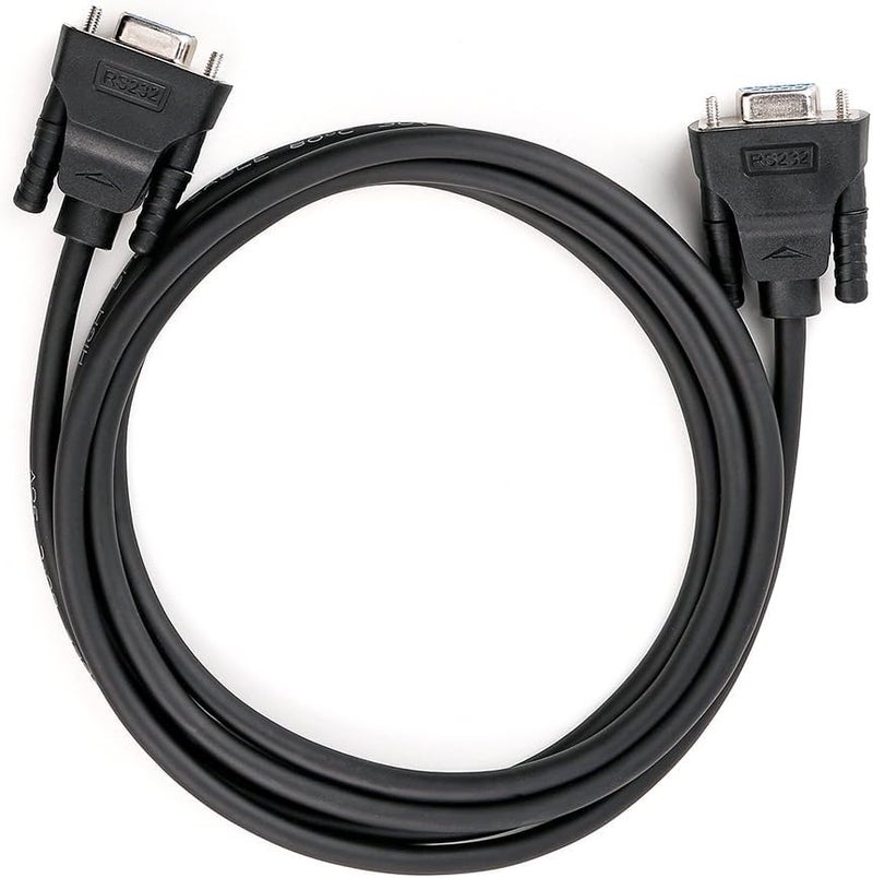 D-tech Straight Through Serial DB9 Cable Female to Female 9 Pin COM Port Cord for Data Communication - Black (5M) - Image 1
