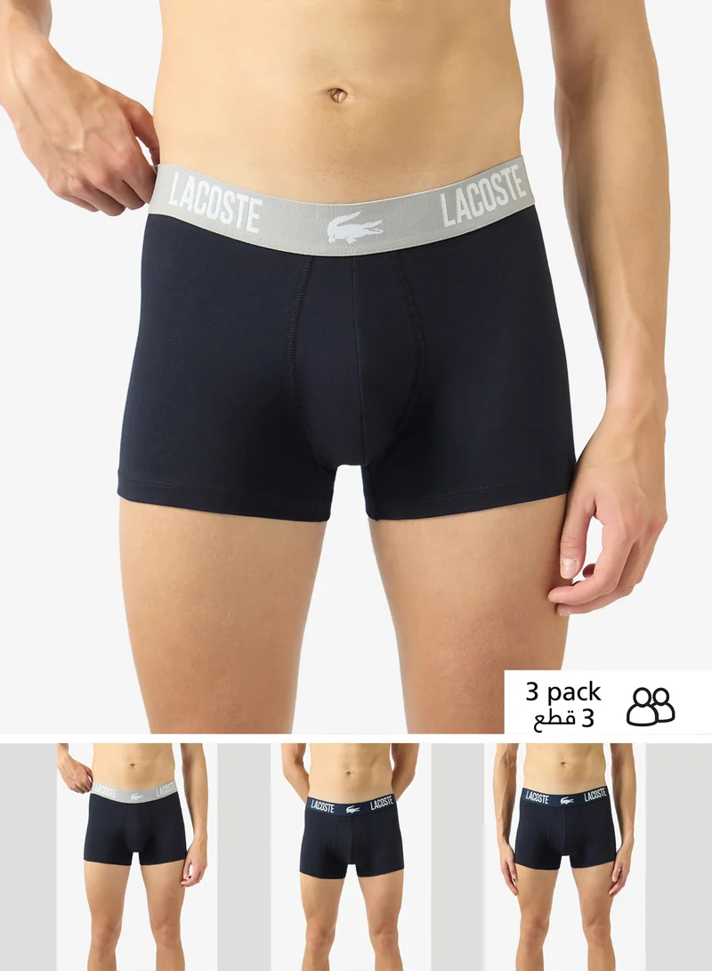 Lacoste 5-Pack Logo Waist Stretch Trunks