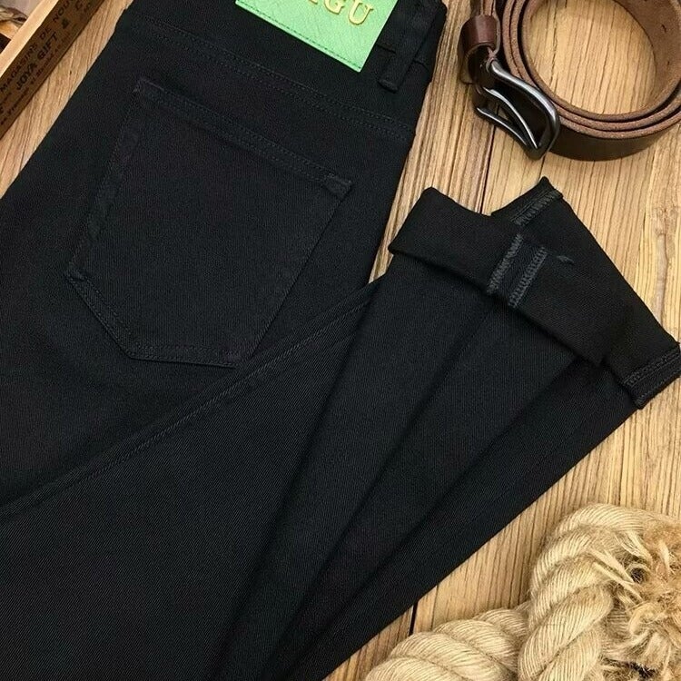 Unisex Classic Denim Jeans Loose Fit Daily Outdoor Wear - Image 2