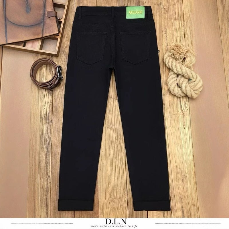 Unisex Classic Denim Jeans Loose Fit Daily Outdoor Wear - Image 4