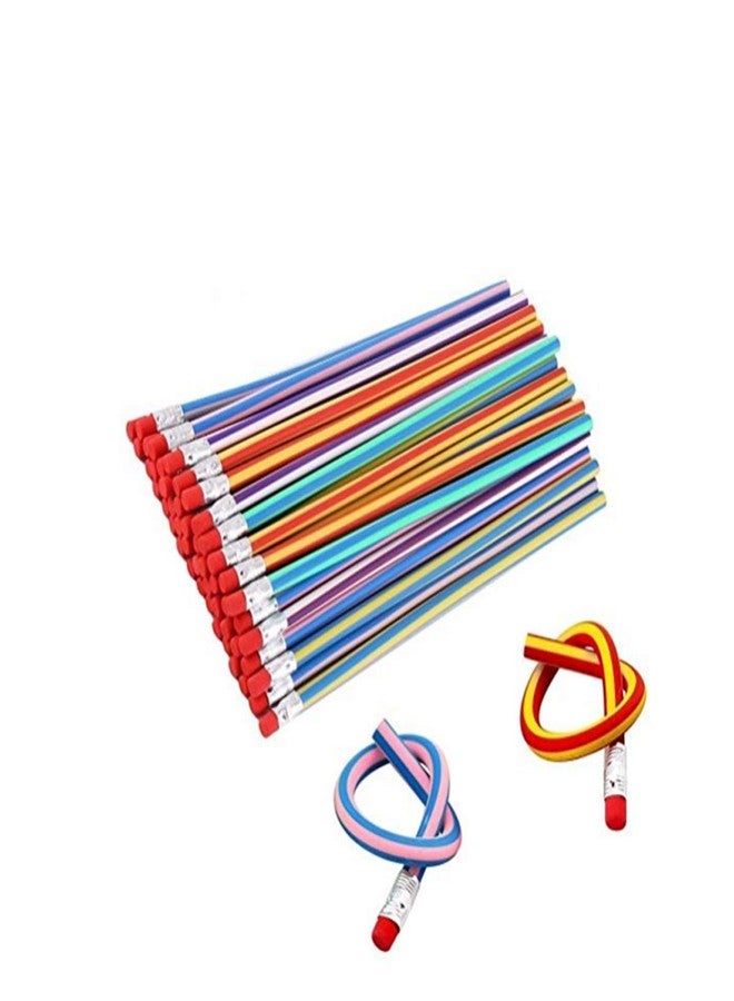 Haawooky 35 Pieces Flexible Soft Pencil Magic Bend Pencils for Kids Children School - Image 1