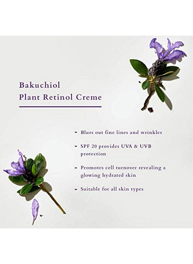 Lotus Organics+ - Bakuchiol Plant Retinol Face Cream ; 100% Organic Bakuchiol ; Spf 20 ; Pa+++ ; Sulphate & Paraben Free ; All Skin Types ; 50G - Image 1