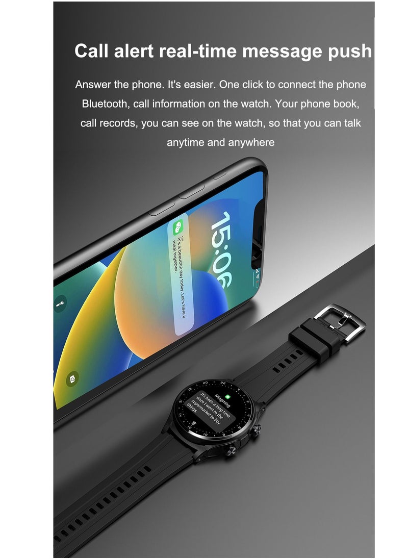 AROAQ - GT66 Smart Watch with TWS Earphones NFC Music Control 1.39 HD Screen Bluetooth Call Healthy Monitoring 100+ Sports Modes - Image 1