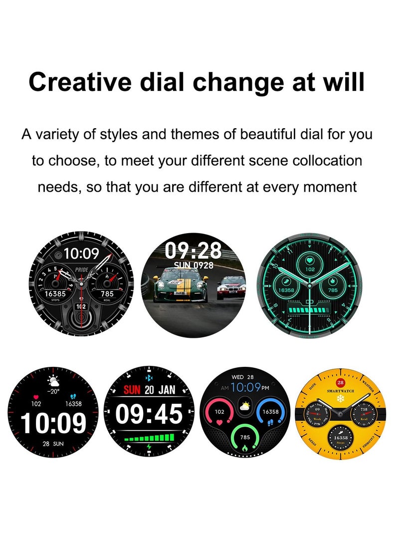 AROAQ - GT66 Smart Watch with TWS Earphones NFC Music Control 1.39 HD Screen Bluetooth Call Healthy Monitoring 100+ Sports Modes - Image 1