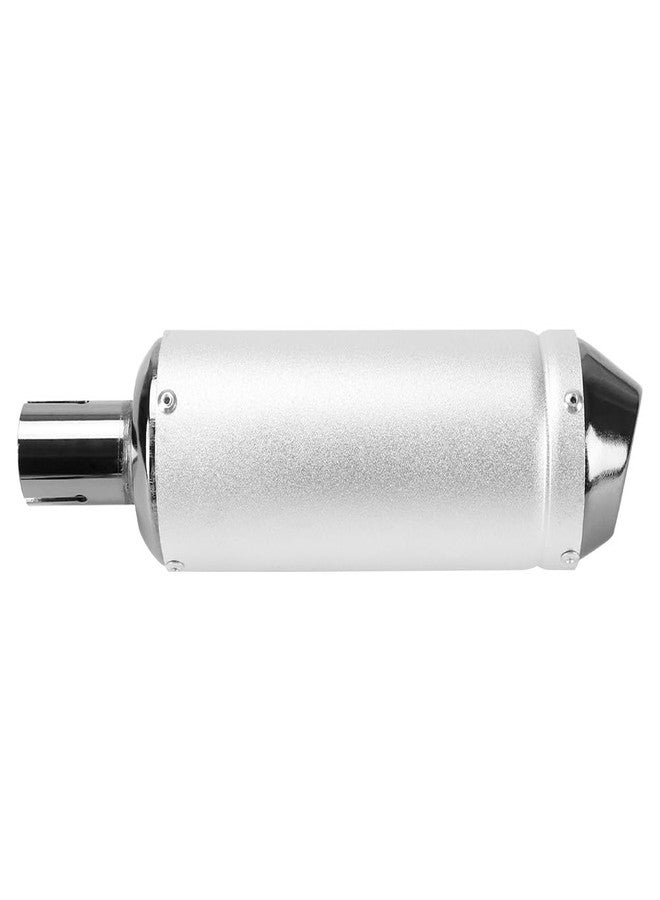 CMIYETO 28mm 1.1 Inch Exhaust Muffler Pipe Kit for 50cc 70cc 90cc 110cc 125cc 150cc CRF50 XR50 KLX Coolster SSR Thumpstar TTR YCF Lifan Apollo Chinese Pit Trail Dirt Bike Mini Bike ATV Silver - Image 5