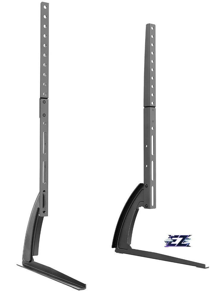 ELTRAZONE Universal TV Stand Height Adjustable TV Stand for 30-65 Inch up to 40 kg, Max. VESA 800 x 400, Sturdy Steel, Black - Image 2