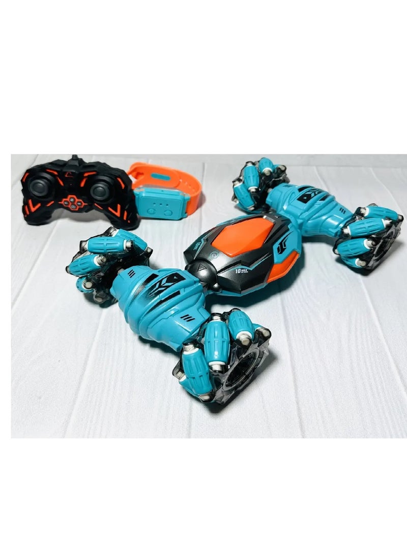 360 Degree Wheeled Rc Car With MultiLight Remote Control And Watch - Image 2