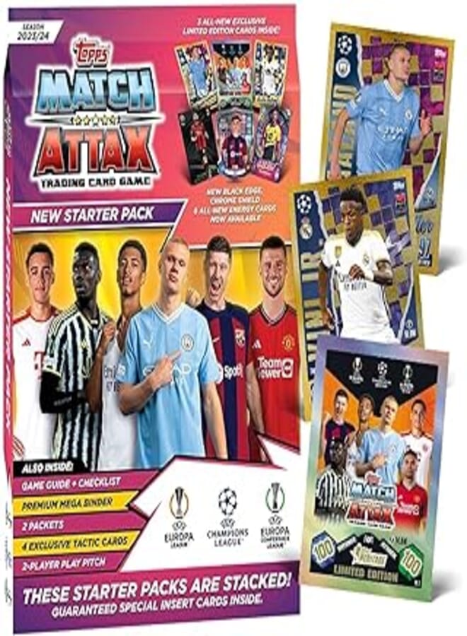 Topps Match Attax 2023/2024 UEFA Champions League Trading Card Starter Pack
