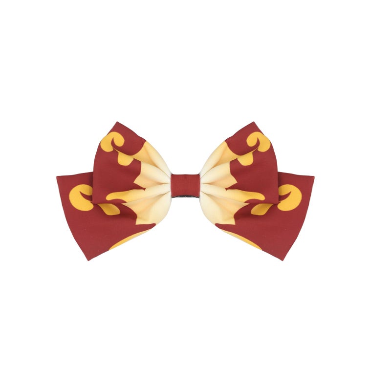 Bow Tie Bow Knot Hair Pin Clips Accessory props decorations Head wear for Nezuko Shinobu Zenitsu Cosplay use Rengoku Kyoujurou
