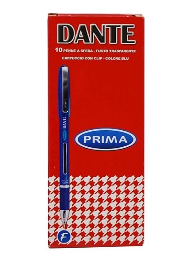 PRIMA BALLPOINT PEN PRIMA DANTE BLUE - 10 pcs 