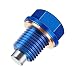 OxyGenie M12 x 15 Magnetic Oil Drain Plug 7075 Aluminum with Crush Washer Gaskets Replacement for BMW Benz - Image 2