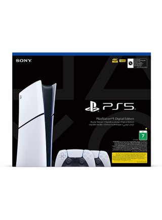 وحدة تحكم سوني PS5 سليم (الإصدار الرسمي) حزمة رقمية مع وحدات تحكم دوال سينس لاسلكية إضافية - view 3