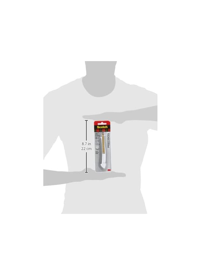 Scotch  Titanium Utility Knife 9Mm Blade, 1 Knife/Pack | Precision Knife | Cutter | Stainless Steel Blade | Great For Cutting Thick Materials As Cardboard, Foam Board, Plastic And More | Paper Cutter - Image 3