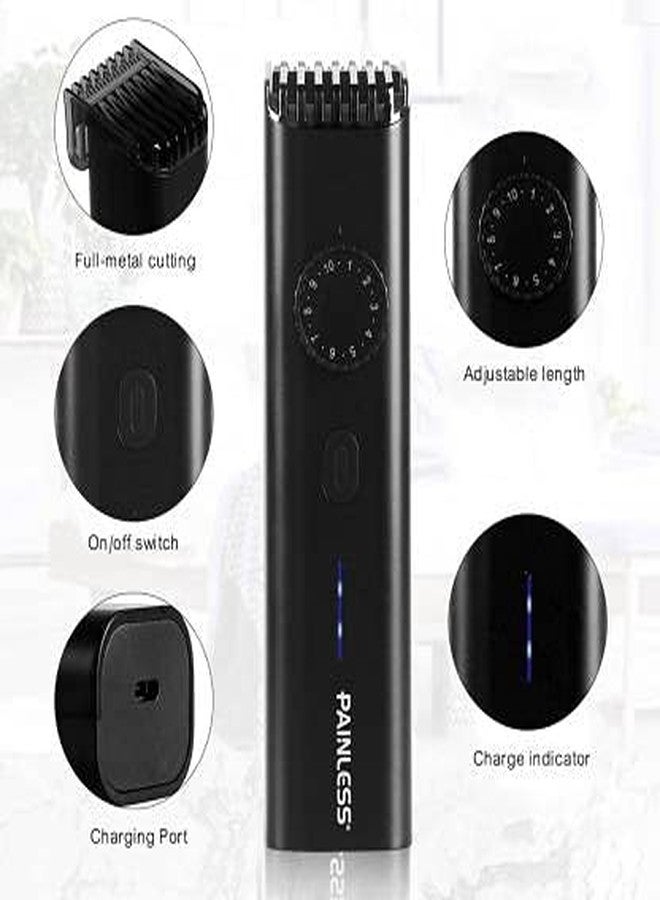 Painless beard trimmers machine mi style trimmer precision trimmer best beard trimmer Runtime: 45 min Trimmer for Men (Black) - Image 4