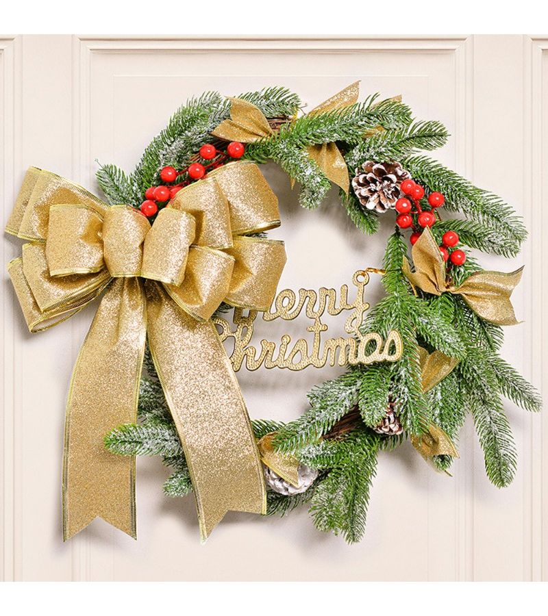 1 PC 118 Inch Artificial Jade Green Christmas Holiday Decorative Ribbon Soft Delicate For Tree Decoration Gift Wrapping Bow Making Wreath Wedding Decor - Image 2