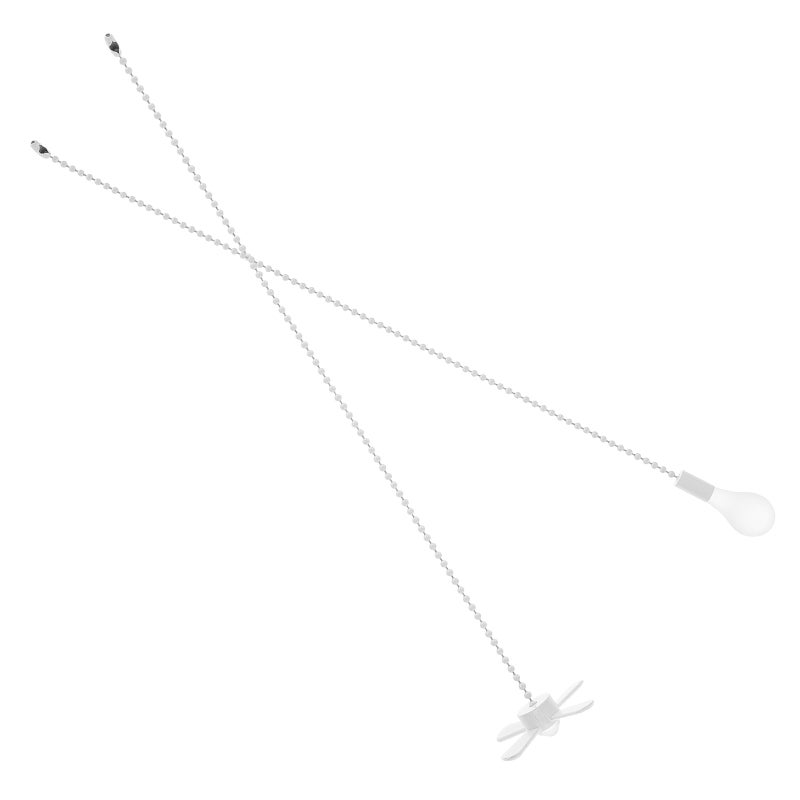 2Pcs White Ceiling Fan Pull Chain Replacement Decorative Fan Pulls for Lamps and Lights - Image 5