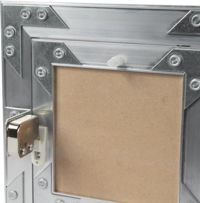 ECOPRO VENT 6" x 6" Inch Aluminum Drywall Access Panel - Service Shaft Door - Plumbing, Electricity, Heating, Alarm Wall Inspection hatch for Drywall - Bathroom Service Access Hole Cover - Image 4