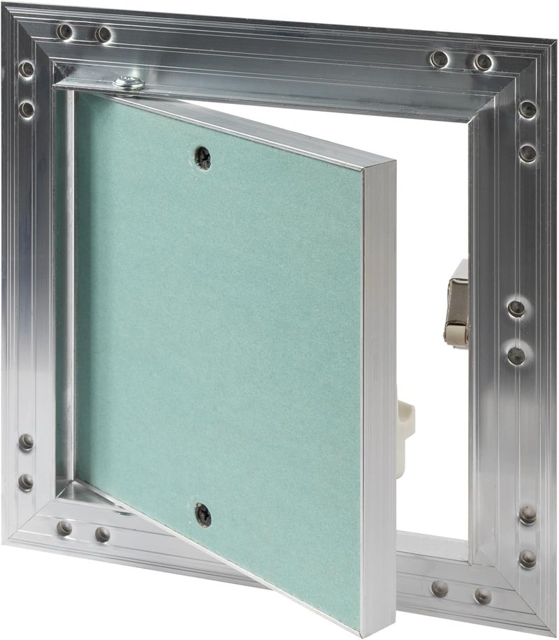 ECOPRO VENT 6" x 6" Inch Aluminum Drywall Access Panel - Service Shaft Door - Plumbing, Electricity, Heating, Alarm Wall Inspection hatch for Drywall - Bathroom Service Access Hole Cover - Image 1