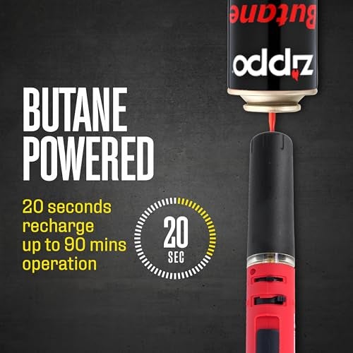 Berkling Tools Berkling BSG-568 3-IN-1 Cordless Butane Gas Soldering Iron, Heat Gun Blower, Mini Torch - Self-Ignite, Instant Start, Rechargeable, Light Weight, Portable, Adjustable Flame Control, Up to 90 Mins - Image 3