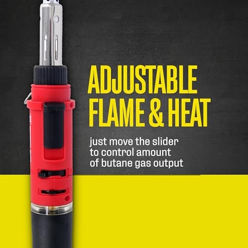 Berkling Tools Berkling BSG-568 3-IN-1 Cordless Butane Gas Soldering Iron, Heat Gun Blower, Mini Torch - Self-Ignite, Instant Start, Rechargeable, Light Weight, Portable, Adjustable Flame Control, Up to 90 Mins - Image 5