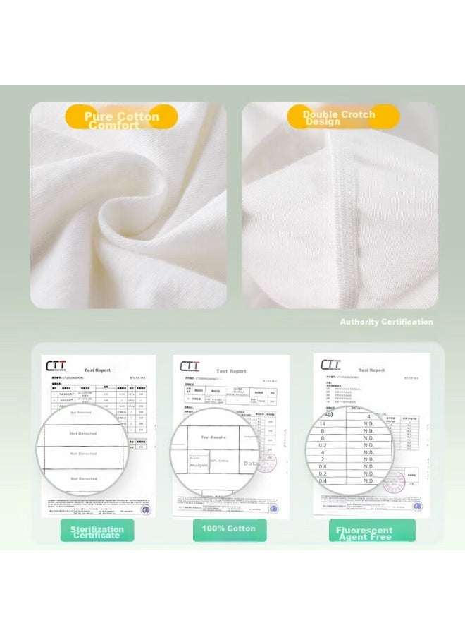 Sometimes, Disposable Cotton Underwear For Women, Sterile, Travel-friendly, Women's Shorts, Maternity, Postpartum, Large Size, Daily Use, 20 Pieces, M - Image 5