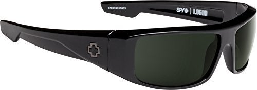 Spy Optic نظارات شمسية بولارية من سباي أوبتيك لوغان 670939038864، 60 مم (أسود/رمادي سعيد/أخضر بولار) - Image 3