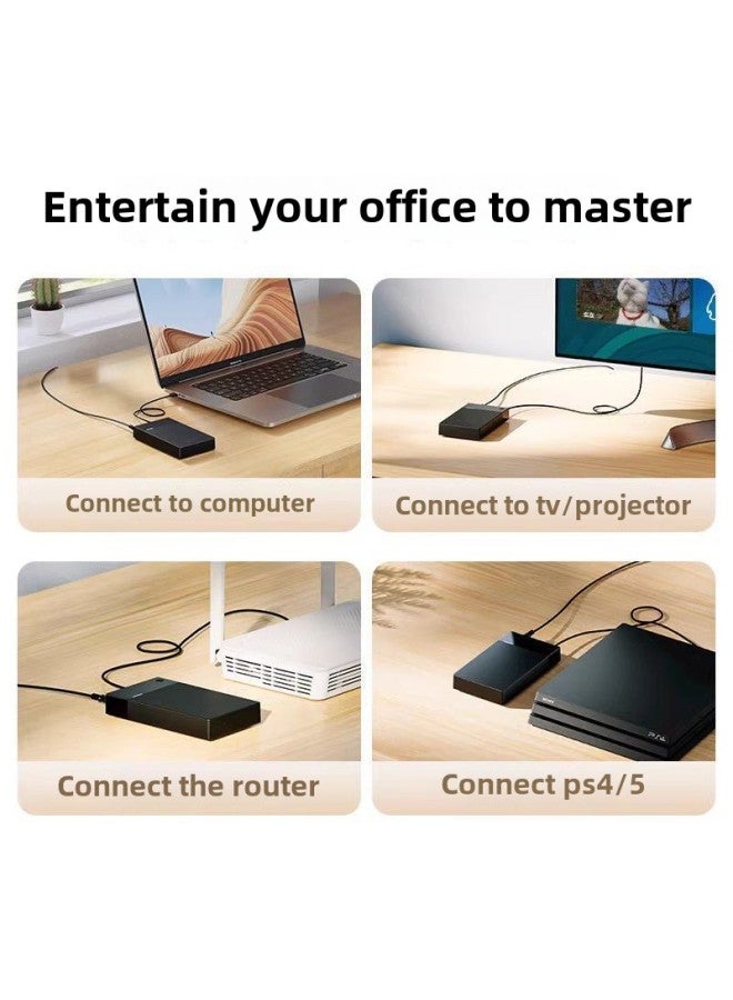 صندوق القرص الصلب 3.5 بوصة SATA إلى USB3.0 المنفذ التسلسلي SSD القرص الصلب الميكانيكي ذو الحالة الصلبة قارئ خارجي عالمي اللون: 2.5/ 3.5 بوصة صندوق القرص الصلب العالمي 【usb3.0】 بالإضافة إلى محول الهاتف المحمول من النوع c - Image 4