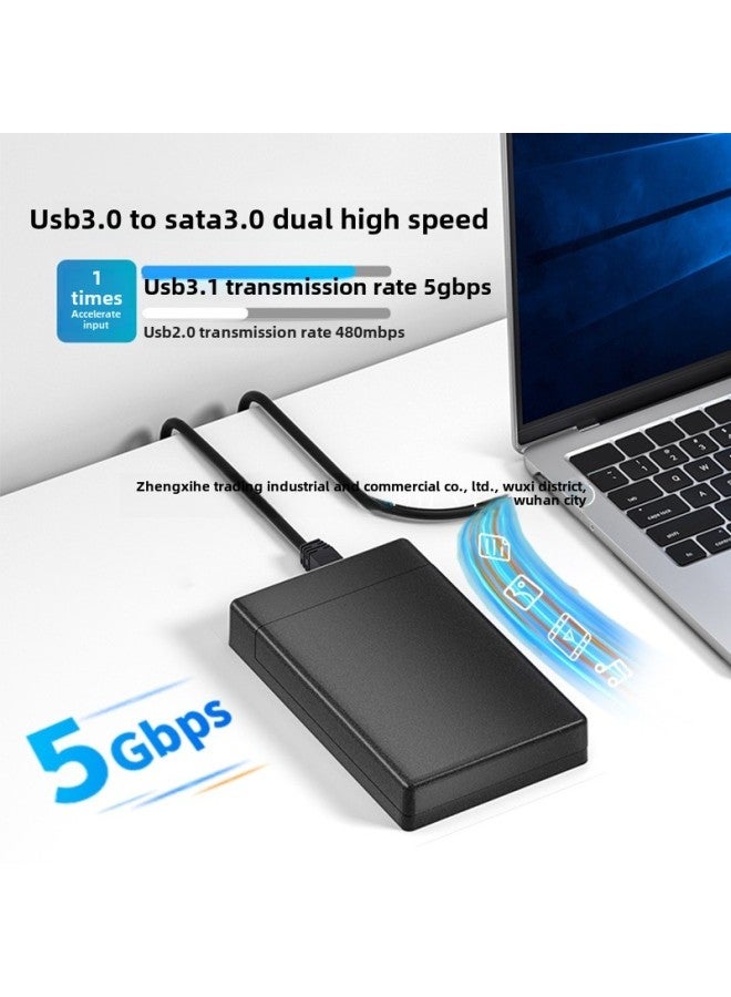 صندوق القرص الصلب 3.5 بوصة SATA إلى USB3.0 المنفذ التسلسلي SSD القرص الصلب الميكانيكي ذو الحالة الصلبة قارئ خارجي عالمي اللون: 2.5/ 3.5 بوصة صندوق القرص الصلب العالمي 【usb3.0】 بالإضافة إلى محول الهاتف المحمول من النوع c - Image 3