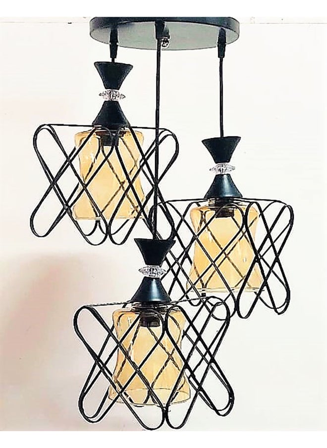 Generic Triple Metal Chandelier 