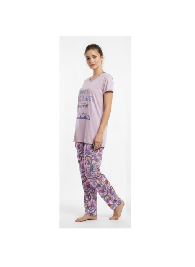 Caesar Women's Printed Pajama Set - Image 2