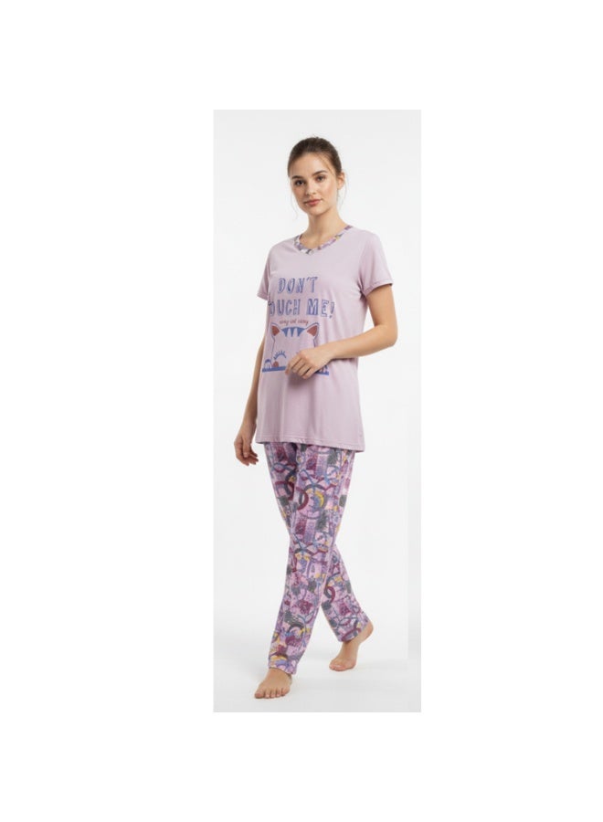 Caesar Women's Printed Pajama Set - Image 3