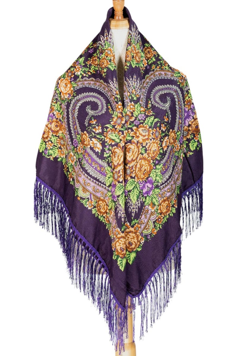 دىدانيالا شال لودميلا نسائي قطن بشراريب من أوروبا الشرقية - Image 1