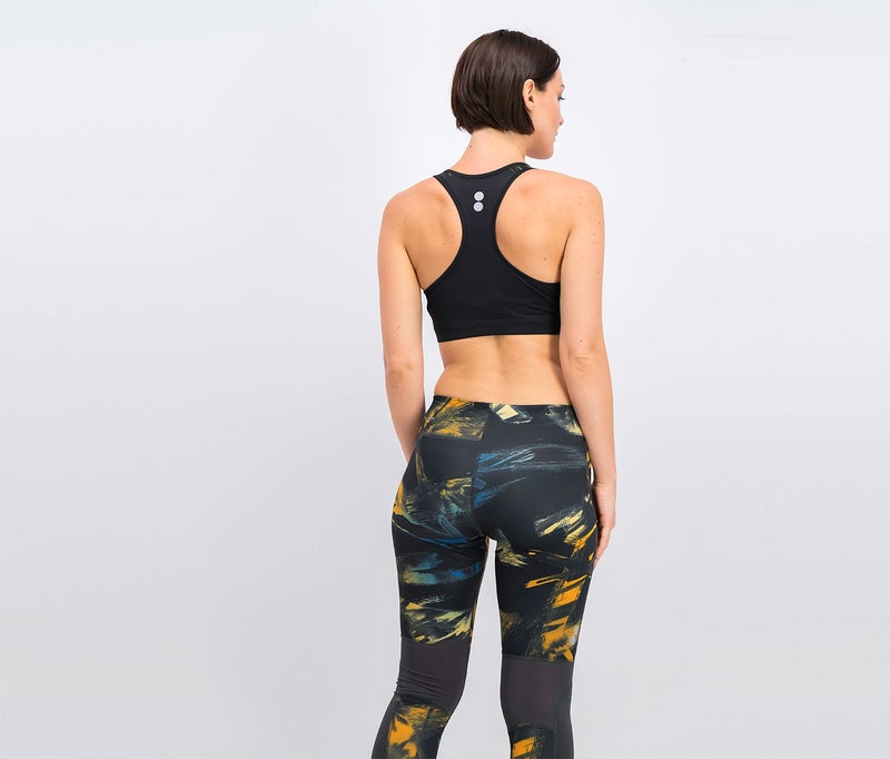 Reebok Women Training Bra, Black Combo  - Image 3